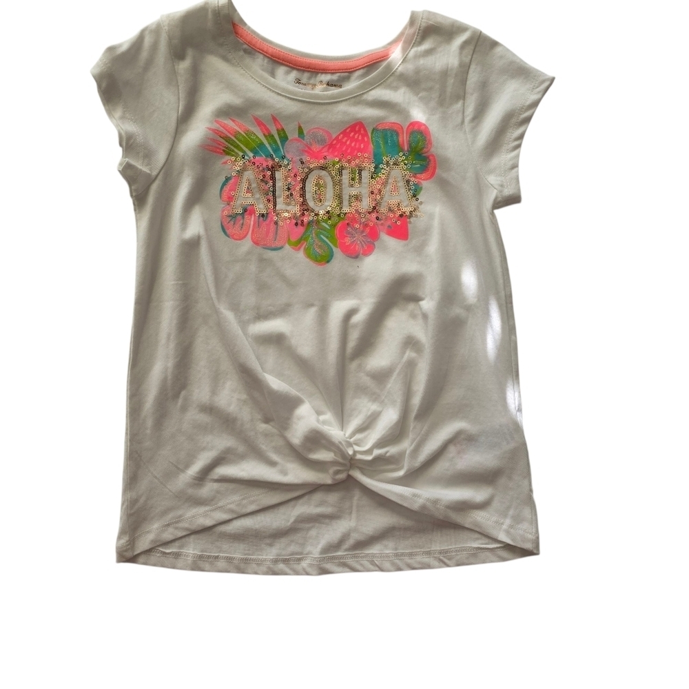 NWT Tommy Bahama Tropical Neon Pink Floral Skort & Hibiscus Sequin Top - Picture 4 of 4